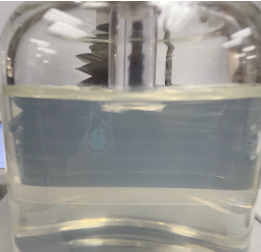 specialized gelatin gel strength testing in a lab.